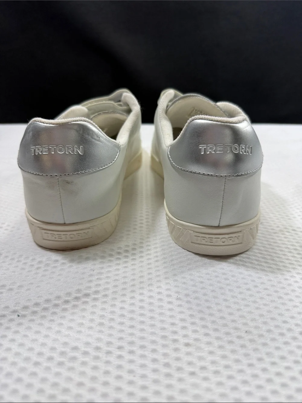 Tretorn Carry ll Velcro White leather sneakers Velcro Size 10.5